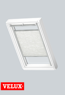Flying Pleated, 1256 Classic White - VELUX Loft Blind